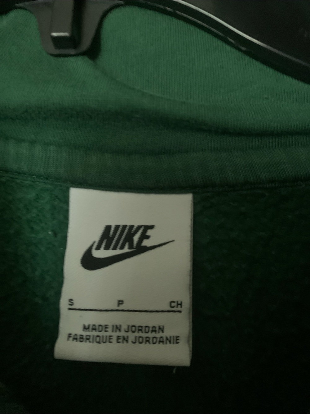 Nike Green Pullover Hoodie with White Swoosh - Picture 2 of 5